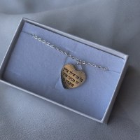צמיד חריטה | תליון לב