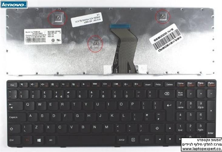 מקלדת להחלפה במחשב נייד לנובו IBM Lenovo Ideapad G400 G410 G500 G505 G510 G510A laptop Keyboard