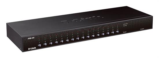 D-Link KVM COMBO Switch 16 Port VGA with PS/2 + USB Rackmount