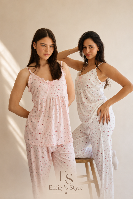 סט גופיה ומכנס ארוך Flowers