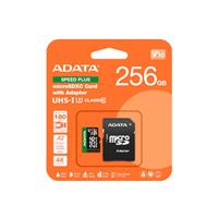 ADATA SPEED PLUS microSDXC UHS-I U3 Class 10 Card 256Gb