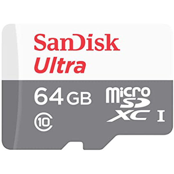 כרטיס זיכרון SanDisk Ultra 64GB MicroSD