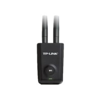 מתאם רשת אלחוטי TP-Link TL-WN8200ND nMax 300Mbps – מתאם אלחוטי שחור בודד עם שתי אנטנות כפתור WPS ונורית חיווי ירוקה