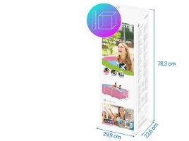 בריכת עמודים מלבנית בצבע ורוד|220X150X60 סמ| מקט 28266 | INTEX | קפיץ קפוץ
