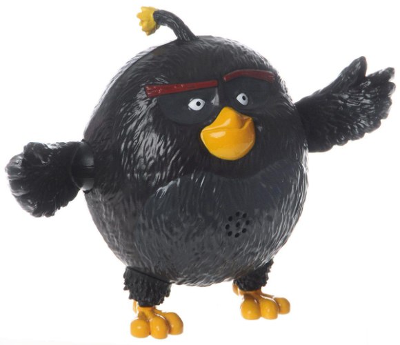 דמות אנגרי בירדס בומב עם קול ותנועה Angry Birds Bomb
