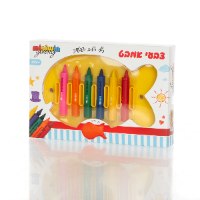 6 יח' צבעי אמבטיה עם מתקן ומחק