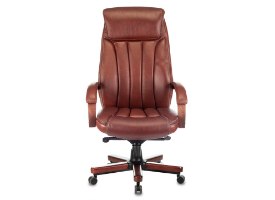 כיסא משרדי - BUROCRAT T-9922 - חום שוקולד