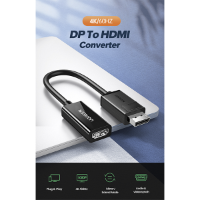מתאם תצוגה UGREEN DisplayPort to HDMI Adapter 4K@60Hz Male to Female