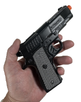 אקדח משטרתי בסגנון ברטה של ​​גונר 8 יריות - Gonher  Beretta Style Police 8 Shot Diecast Cap Gun