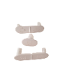 לבן - כפתורים לתמי4 פרימו - מבחר צבעים