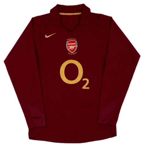 Arsenal Home Shirt 2005/06 LS