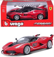 דגם בוראגו מכונית פרארי אדומה Bburago Ferrari FXX-K Red 1/24