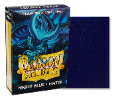 Matte Night Blue - Dragon Shield Matte Sleeves Japanese Size סליבים לשמירה על קלפים בכל הצבעים 60 יחידות