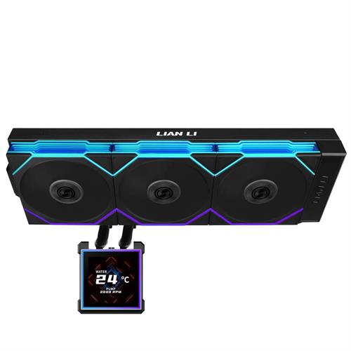 קירור נוזלי למעבד Lian-Li HydroShift II LCD-S 360TL Black