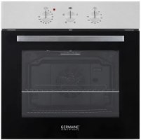 תנור אפיה מכני בנוי Germaine GR-FD0367B – תנור שחור עם פאנל כסוף ידית כסופה ומדף אפייה בודד