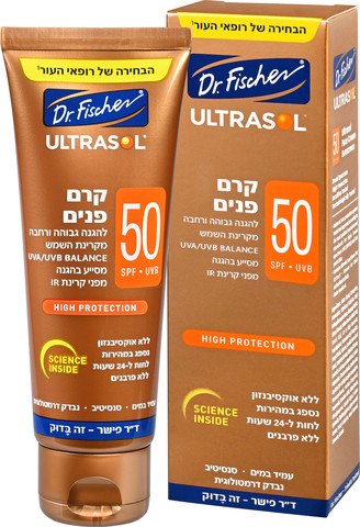 ד"ר פישר-קרם פנים להגנה גבוהה SPF 50