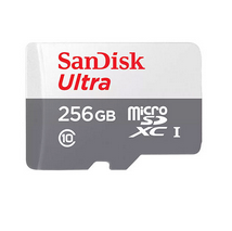 כרטיס זכרון SanDisk Ultra Micro SDXC UHS-I - דגם SDSQUNR-256G-GN6MN - נפח 256GB
