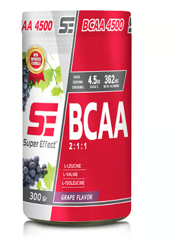 אבקה בטעם ענבים BCAA