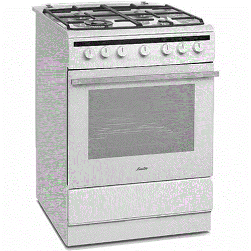 תנור משולב כיריים סאוטר לבן Sauter ELEGANT 4760