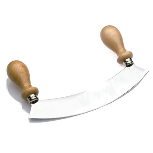 סכין חצי סהר,  26 ס"מ, ידיות עץ