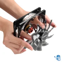 מאוורר למארז 12cm מחברת ENERMAX דגם UCTB12A צבע שחור גודל