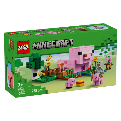 לגו מיינקראפט - הבית של בייבי פיג - LEGO Minecraft the baby pig house 21268