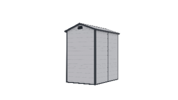 מחסן פלסטיק ARPO פרימיום במידה 133X190 דגם B30