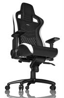 כיסא גיימינג עור אמיתי Noblechairs EPIC Real Leather Gaming Chair Black/White/Red