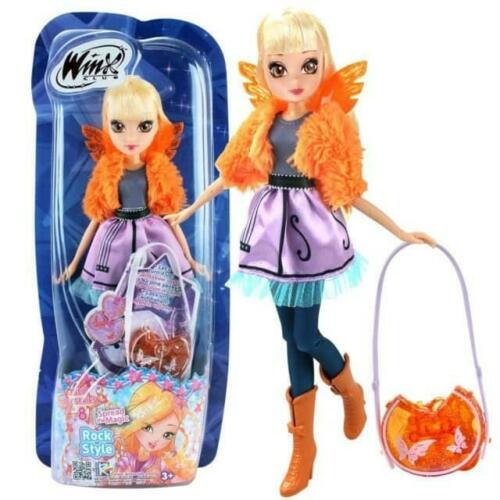Winx Club Fairy Stella Rock Style בובה פיה וינקס סטלה