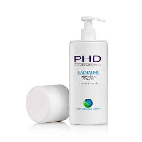 ג'ל קרם ניקוי ומסיר איפור לעור עדין ומגורה PHD- Calmafine cleanser for delicate & irritated skin