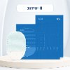 מארז של 8 יחידות - מארז פדי פילינג דו צדדיים לניקוי וטיפוח הפנים והגוף עם תמצית אורז, AHA ופנתנול מבית RiceGlow