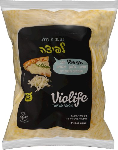 מוצרלה טבעונית מגורדת 200 גרם - ויולייף