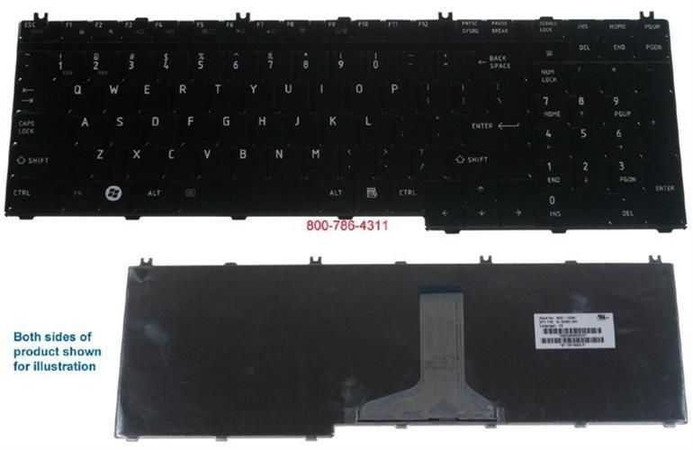 מקלדת למחשב נייד טושיבה Toshiba Qosmio G50 G55 Keyboard 9J.N9282.801 , NSK-TB801
