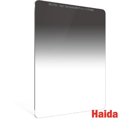 Haid Red-Diamond Soft Graduated ND0.9 Filter פילטר מדורג רך 3 סטופים מרובע זכוכית מחוזקת ציפוי NANO