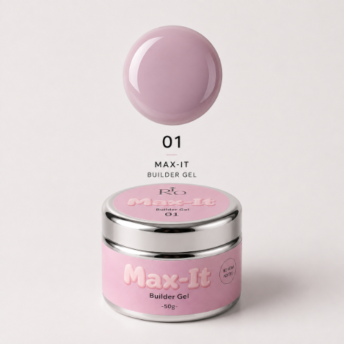 ג'ל בנייה Max-it 01 - סגול- ורוד עתיק