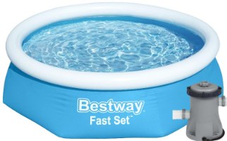 בריכה משפחתית עגולה FAST (244X61 סמ) 57450 מבית BESTWAY