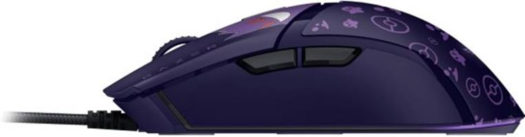 עכבר גיימינג Razer Cobra Pokémon Gengar Edition בצבע שחור וסגול