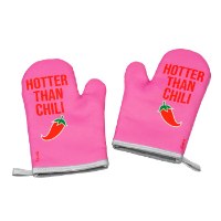 זוג כפפות מטבח Hotter Than Chili - מארז לא מושלם