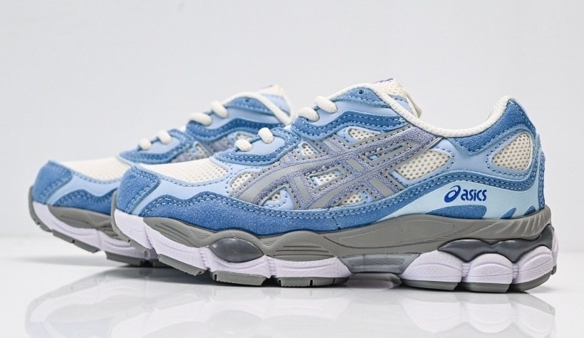 נעלי אסיקס ילדים Asics GEL NYC כחול אפור