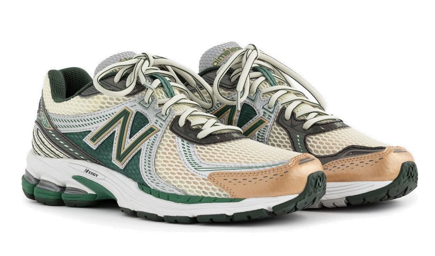 נעלי ניו בלאנס New Balance NB 860 V2 ירוק בז'