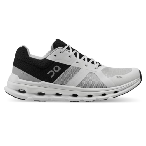 ON CLOUD Cloudrunner Glacier Black און קלאוד קלאודראנר גברים צבע אפור שחור לבן | ON CLOUD