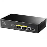 מתג לא מנוהל CUDY GS1005PTS1 5PORT 1GB POE 1XSFP total 120W