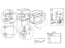 תנור בנוי משולב מיקרו 43 ליטר Electrolux ECL8701H אלקטרולוקס