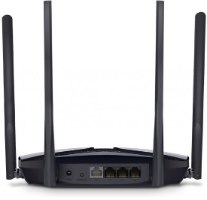 ראוטר Mercusys AX1800 Dual-Band WiFi 6 MR70X – גב הראוטר מראה את חיבורי הכוח, ה-WAN וה-LAN