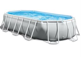 בריכה אובלית Prism Frame Ultra הכל כלול פרימיום | ‎503×274×122‎ ס״מ | INTEX | מק״ט ‎26796P‎