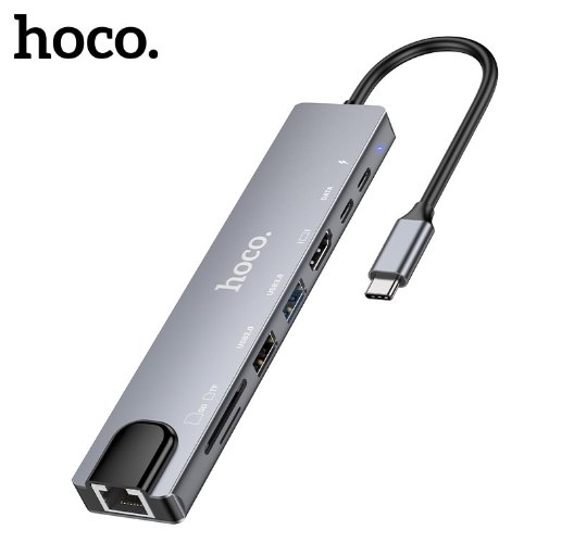 מתאם אוניברסלי HOCO DUP09 TYPE-C