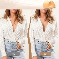 מדבקות להרמת החזה