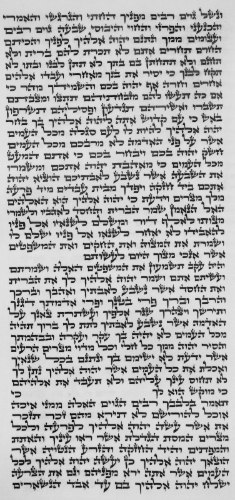 ספר תורה אשכנזי רמה 1
