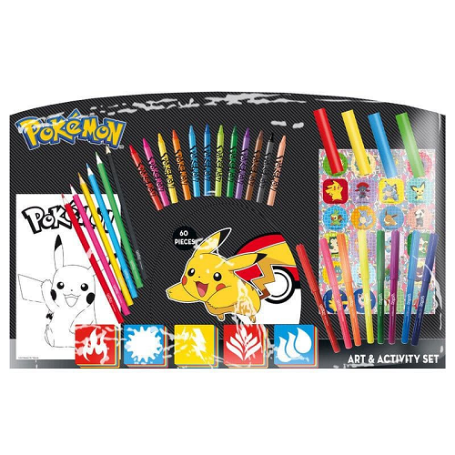 CYP Pokemon Activity Cube 60pc ערכת פעילות אומנות פוקימון 60 חלקים