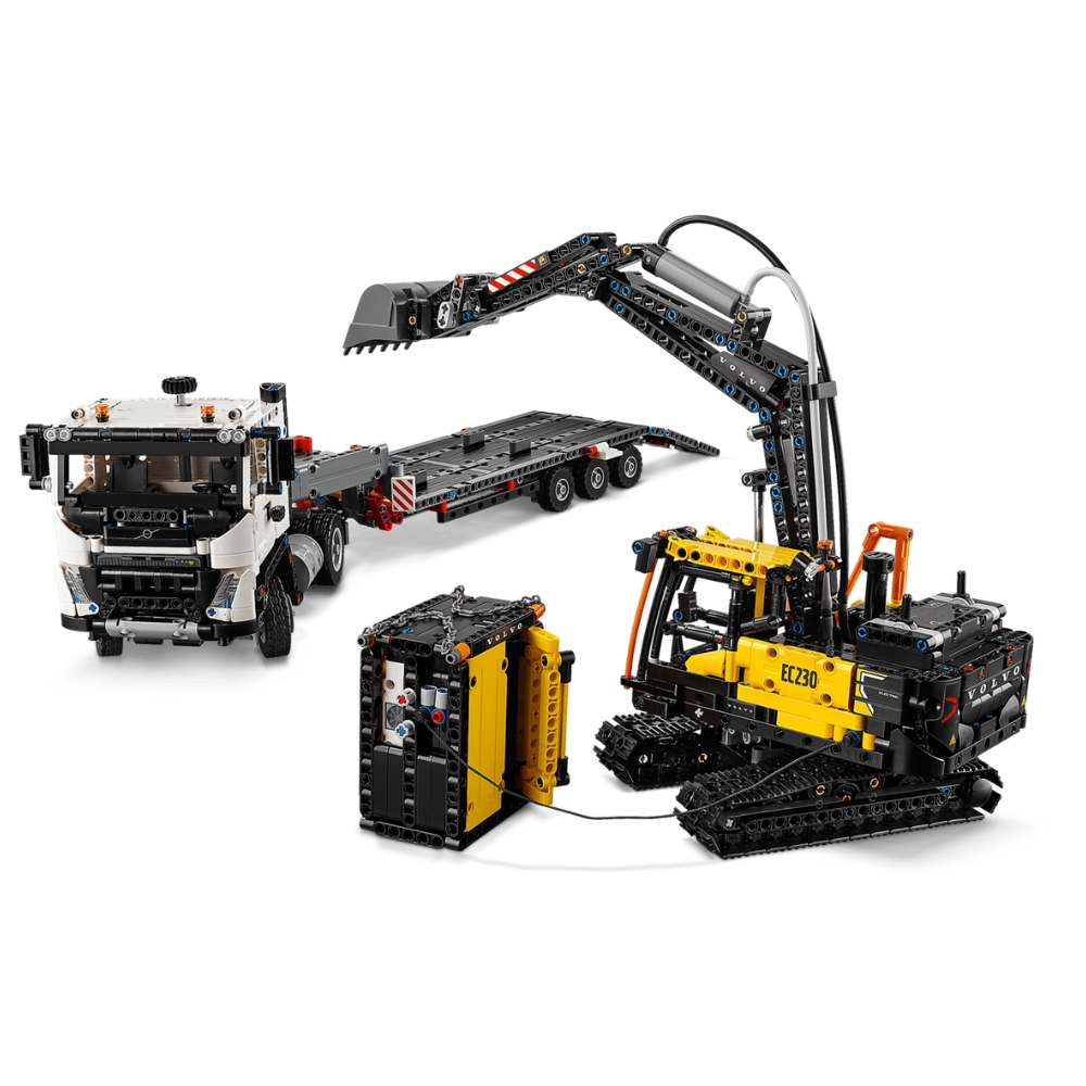 לגו טכניק משאית וולוו ומחפר חשמלי 42175 LEGO Technic Volvo Truck